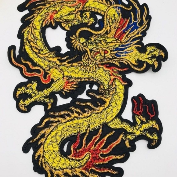 Large Dragon Iron on Patch - Picture 5 of 7